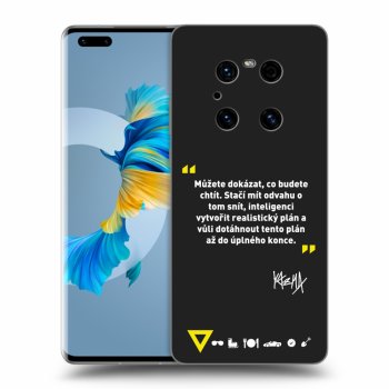 Picasee silikonový černý obal pro Huawei Mate 40 Pro - Kazma - MŮŽETE DOKÁZAT, CO BUDETE CHTÍT