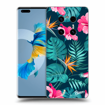 Obal pro Huawei Mate 40 Pro - Pink Monstera