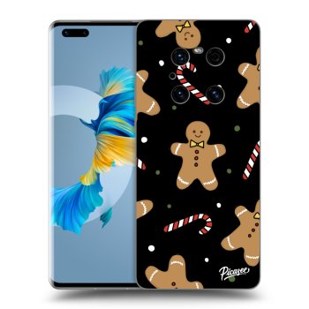 Picasee silikonový černý obal pro Huawei Mate 40 Pro - Gingerbread