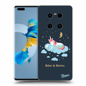 Picasee silikonový průhledný obal pro Huawei Mate 40 Pro - Believe In Unicorns