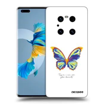 Obal pro Huawei Mate 40 Pro - Diamanty White
