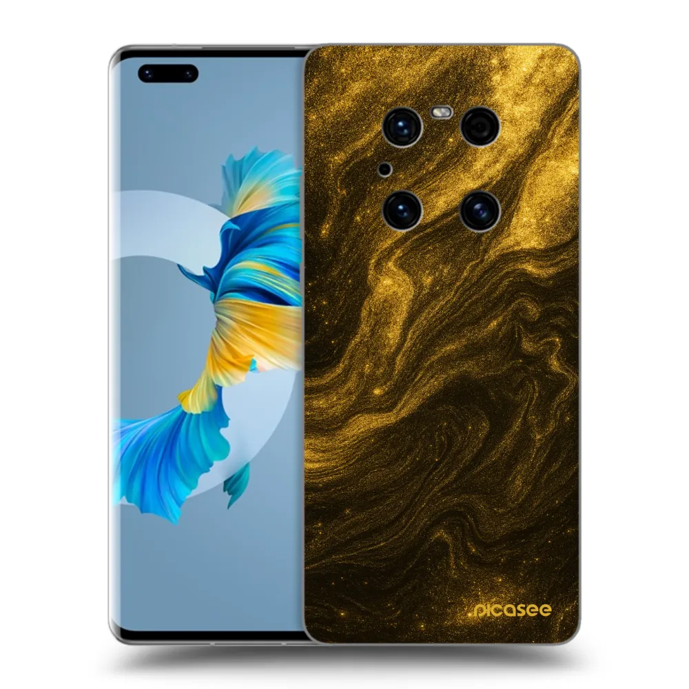 Picasee silikonový černý obal pro Huawei Mate 40 Pro - Černá
