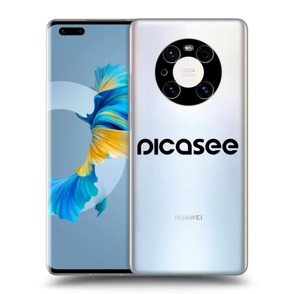 Picasee silikonový průhledný obal pro Huawei Mate 40 Pro - Picasee - new logo - black