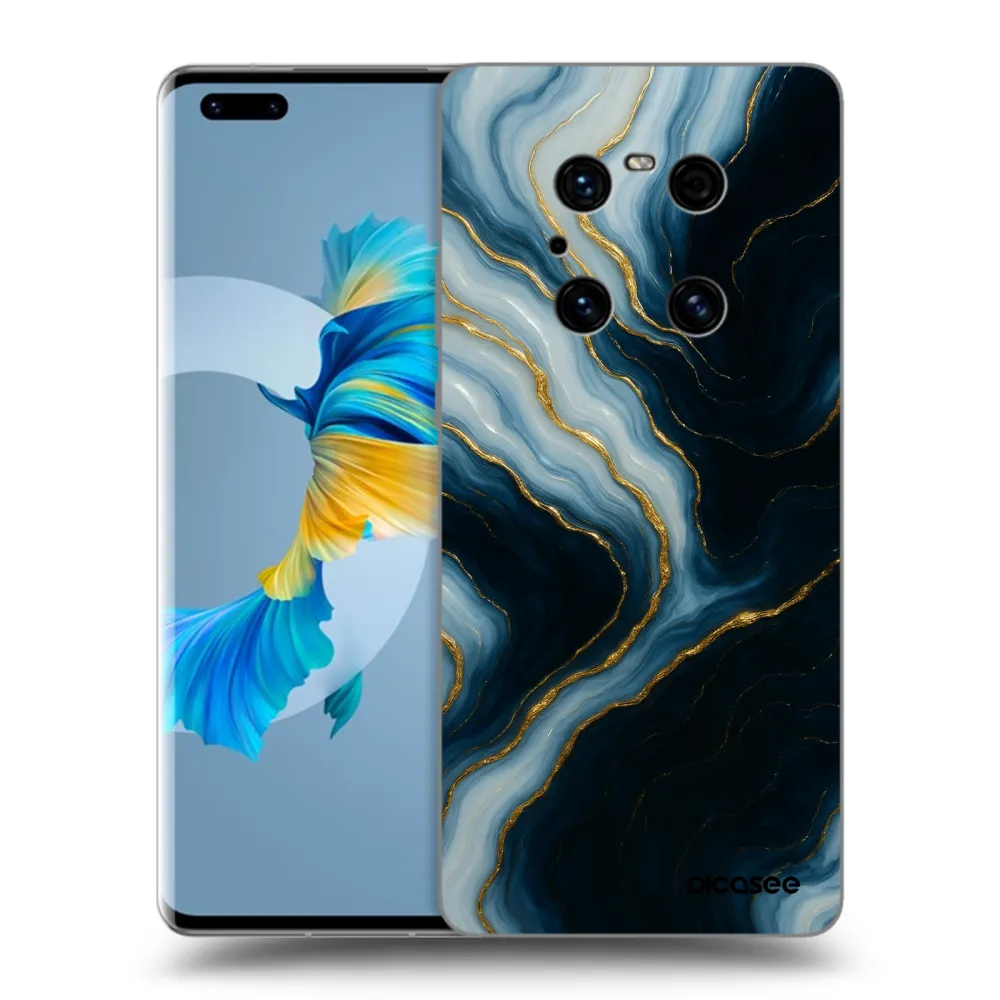 Picasee silikonový černý obal pro Huawei Mate 40 Pro - Luna