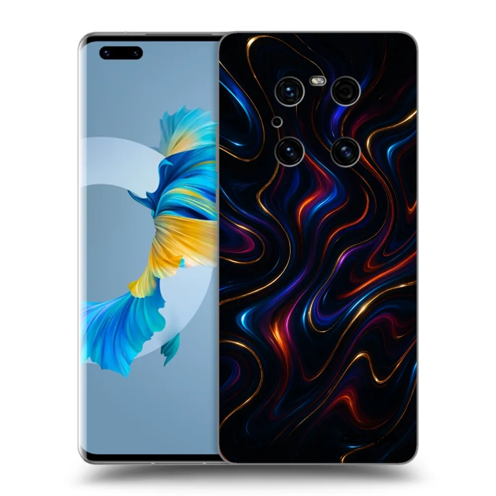 Picasee silikonový černý obal pro Huawei Mate 40 Pro - Noir