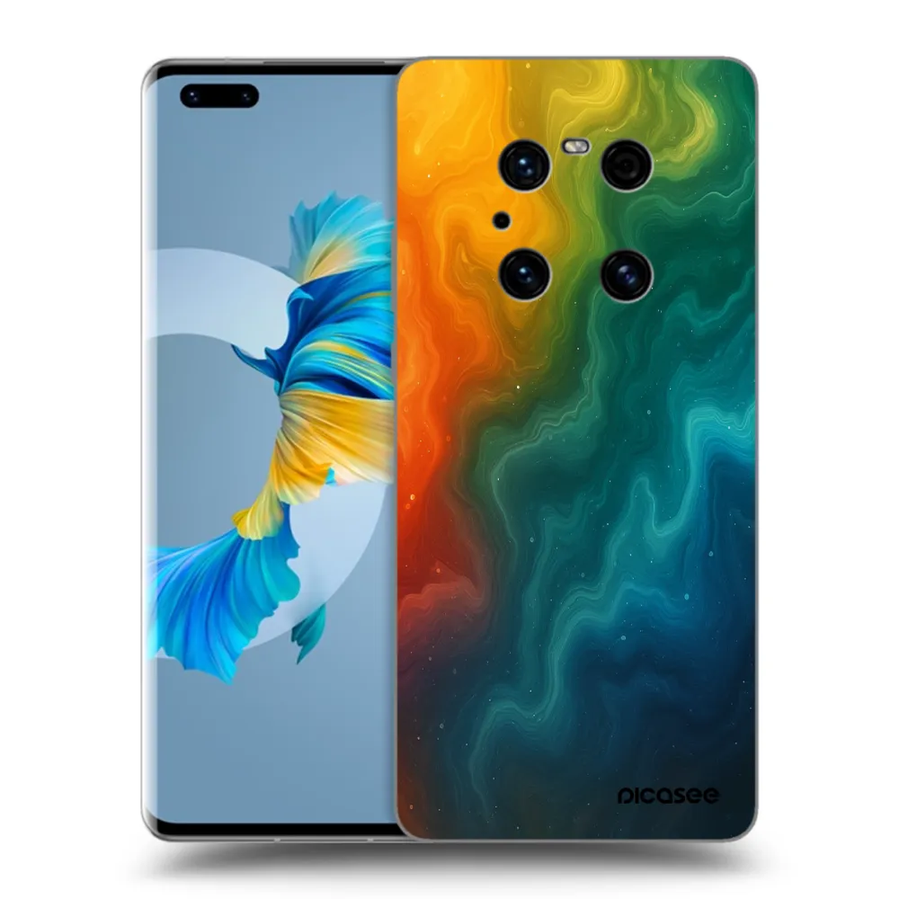 Picasee silikonový černý obal pro Huawei Mate 40 Pro - Solar