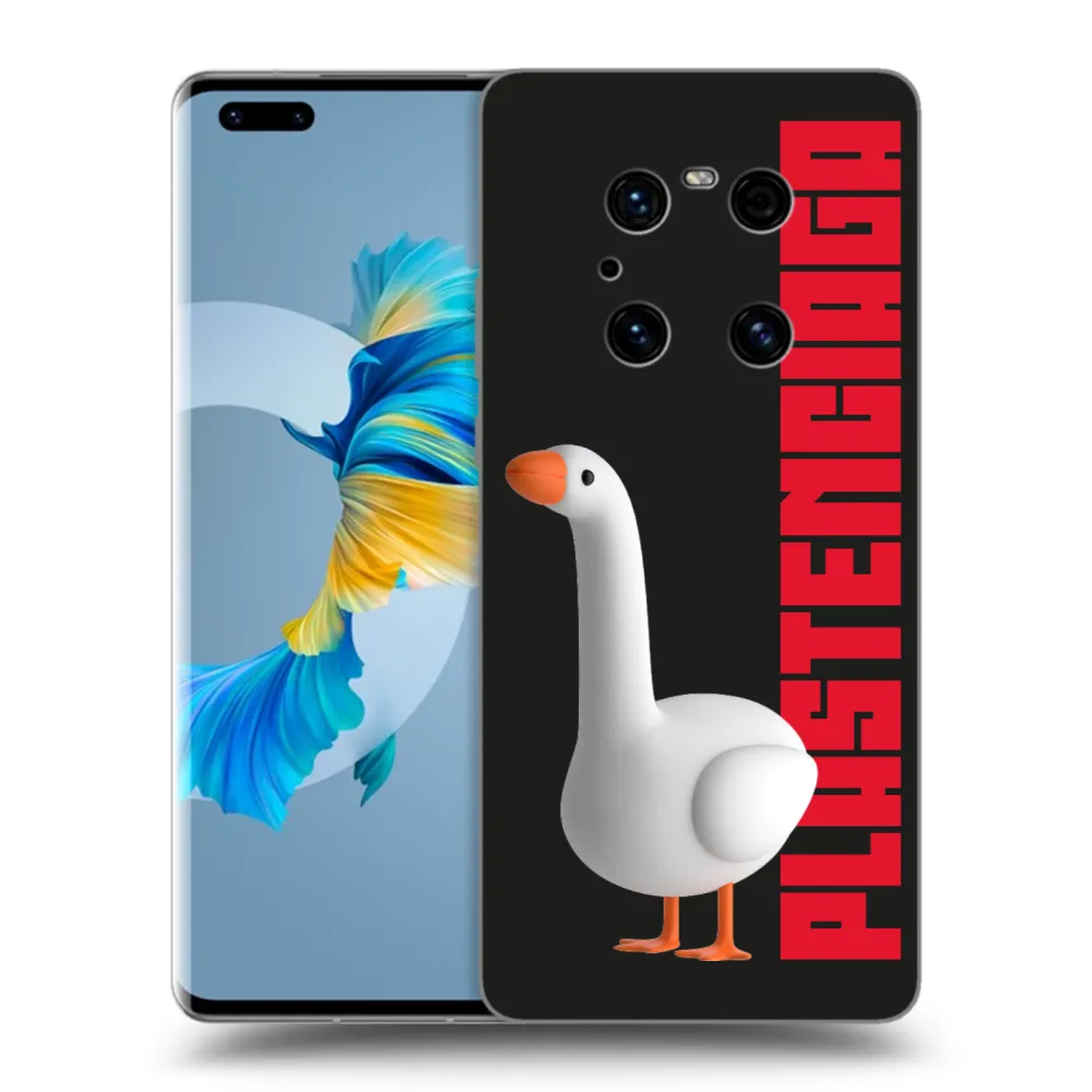 Picasee silikonový černý obal pro Huawei Mate 40 Pro - Kiky Ricky