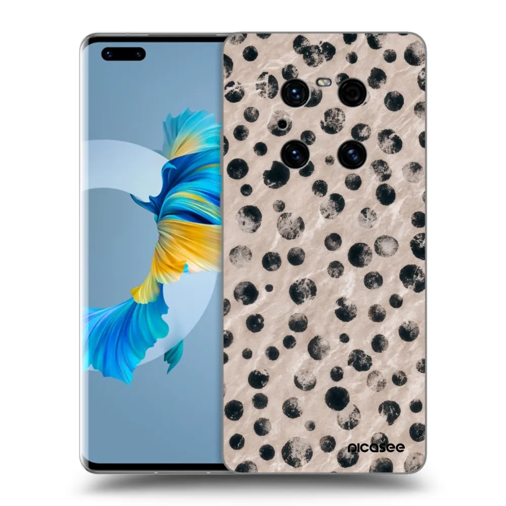 Picasee silikonový černý obal pro Huawei Mate 40 Pro - Inked