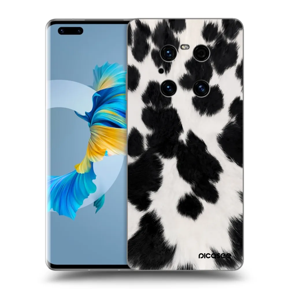 Picasee silikonový černý obal pro Huawei Mate 40 Pro - Black Moo