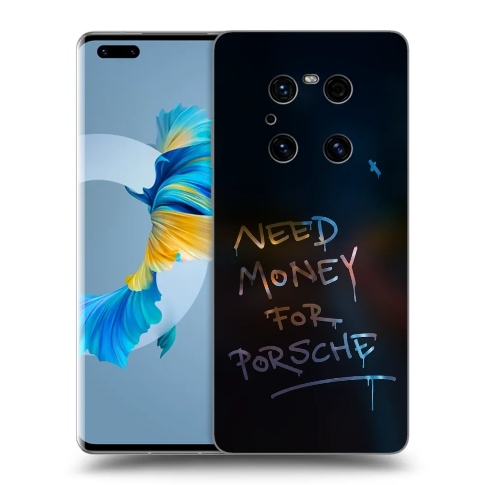 Picasee silikonový černý obal pro Huawei Mate 40 Pro - Neon Nights