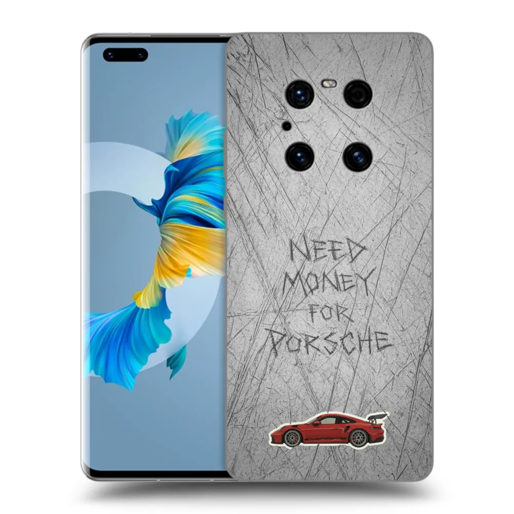 Picasee silikonový černý obal pro Huawei Mate 40 Pro - Garage Scratch