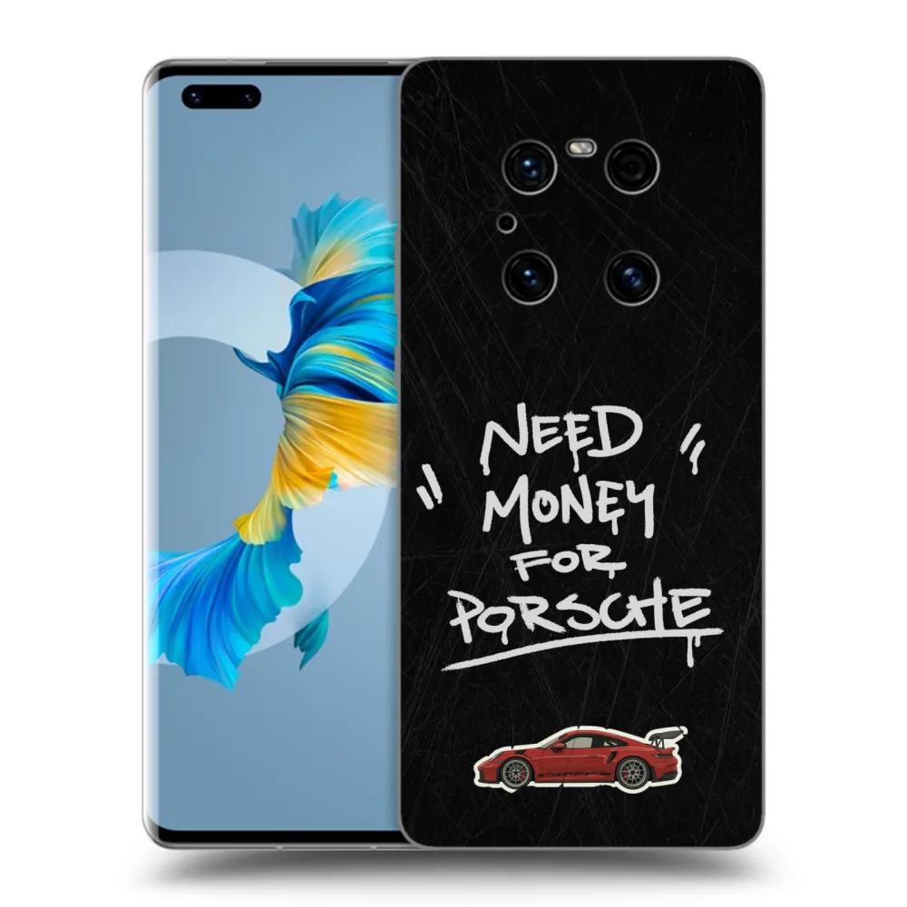 Picasee silikonový černý obal pro Huawei Mate 40 Pro - Dark Racer