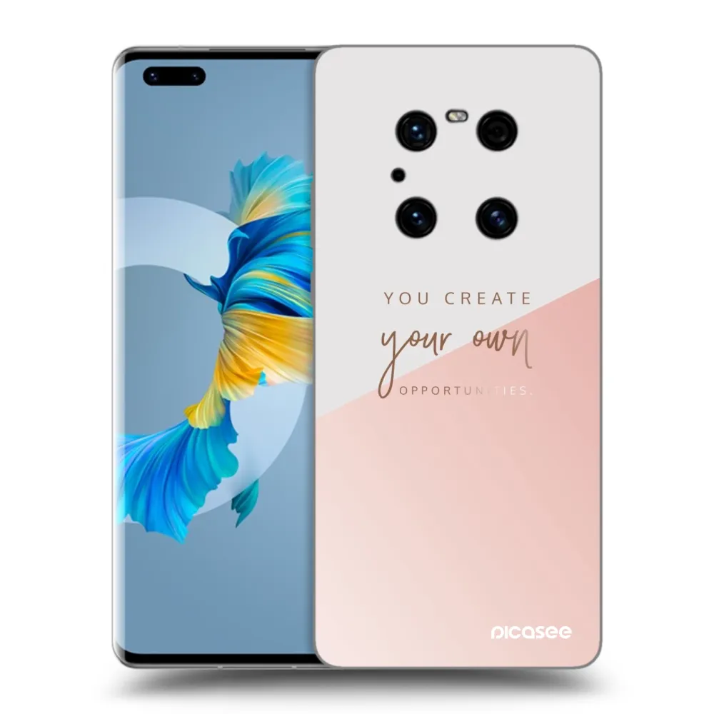 Picasee silikonový černý obal pro Huawei Mate 40 Pro - Vytvoř si svou vlastní příležitost