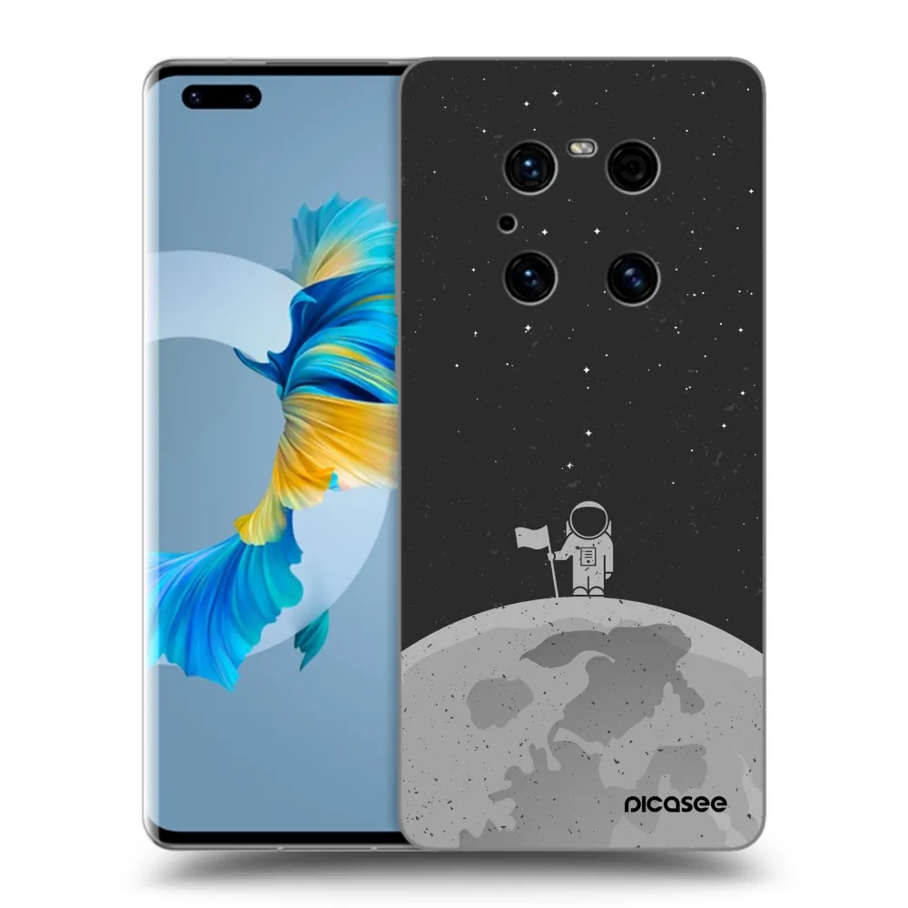 Picasee silikonový černý obal pro Huawei Mate 40 Pro - Astronaut