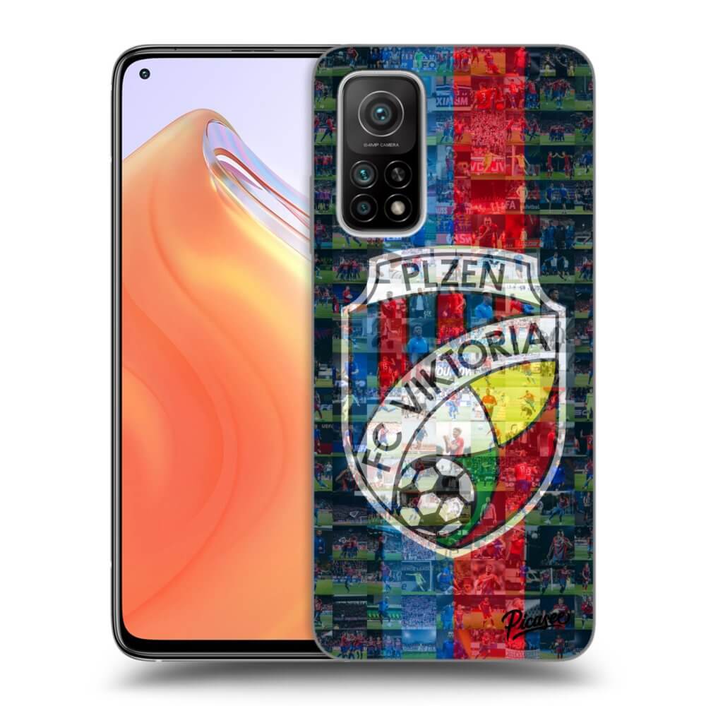 Picasee silikonový průhledný obal pro Xiaomi Mi 10T - FC Viktoria Plzeň A