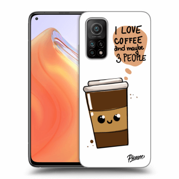 Picasee silikonový černý obal pro Xiaomi Mi 10T - Cute coffee