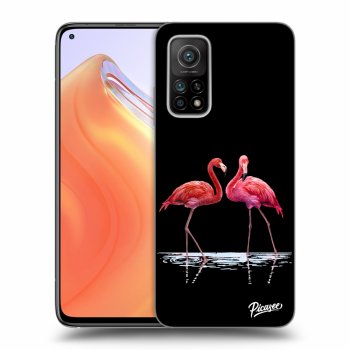 Obal pro Xiaomi Mi 10T - Flamingos couple