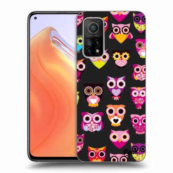 Picasee silikonový černý obal pro Xiaomi Mi 10T - Owls