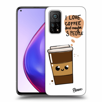Picasee silikonový průhledný obal pro Xiaomi Mi 10T Pro - Cute coffee