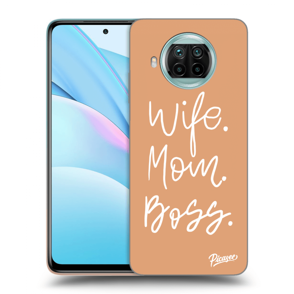 Picasee silikonový průhledný obal pro Xiaomi Mi 10T Lite - Boss Mama