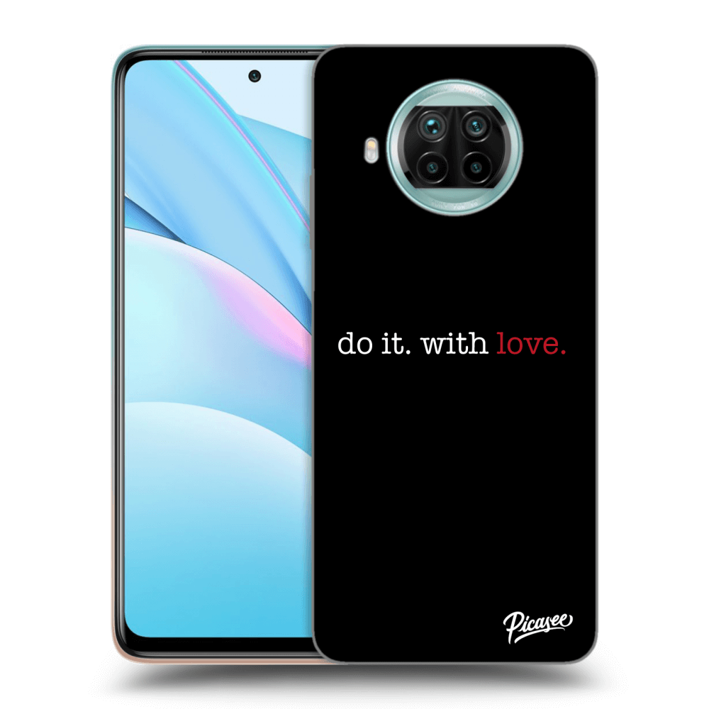 Picasee silikonový černý obal pro Xiaomi Mi 10T Lite - Do it. With love.