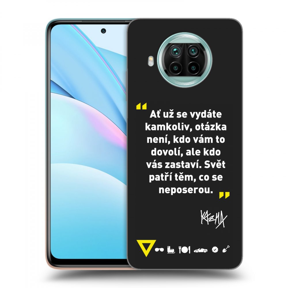 Picasee silikonový černý obal pro Xiaomi Mi 10T Lite - Kazma - SVĚT PATŘÍ TĚM, CO SE NEPOSEROU