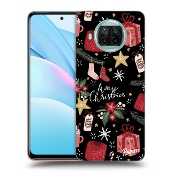 Picasee silikonový černý obal pro Xiaomi Mi 10T Lite - Christmas