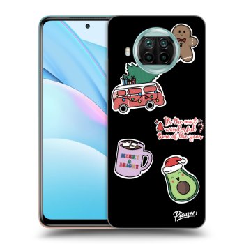 Picasee silikonový černý obal pro Xiaomi Mi 10T Lite - Christmas Stickers
