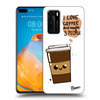 Obal pro Huawei P40 - Cute coffee