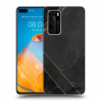 Obal pro Huawei P40 - Black tile