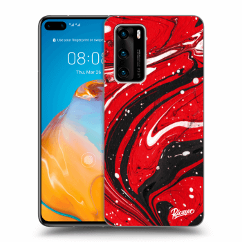 Obal pro Huawei P40 - Red black