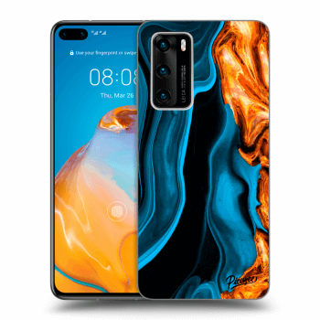 Obal pro Huawei P40 - Gold blue