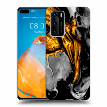 Obal pro Huawei P40 - Black Gold