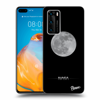 Picasee silikonový černý obal pro Huawei P40 - Moon Minimal