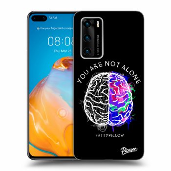 Obal pro Huawei P40 - Brain - White