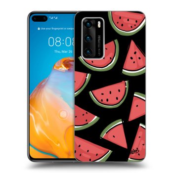 Picasee silikonový černý obal pro Huawei P40 - Melone