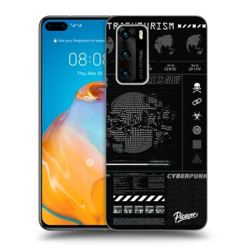 Picasee silikonový černý obal pro Huawei P40 - FUTURE