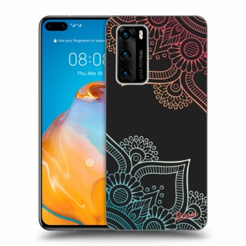 Obal pro Huawei P40 - Květinový vzor