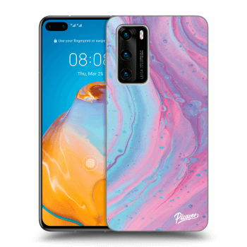 Obal pro Huawei P40 - Pink liquid