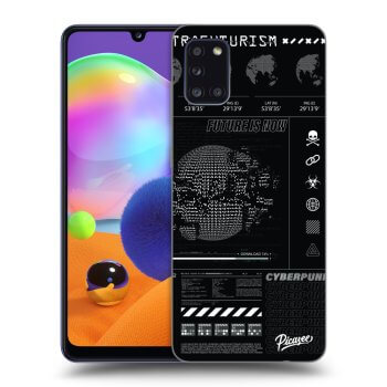 Picasee silikonový černý obal pro Samsung Galaxy A31 A315F - FUTURE