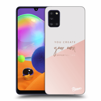 Picasee silikonový černý obal pro Samsung Galaxy A31 A315F - You create your own opportunities