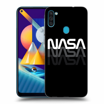 Picasee silikonový černý obal pro Samsung Galaxy M11 - NASA Triple