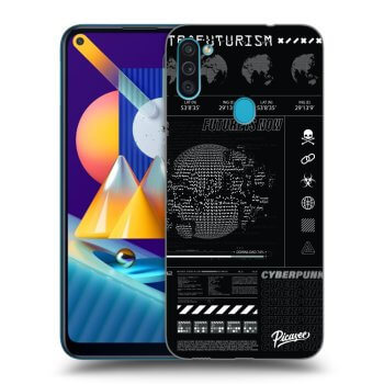 Picasee silikonový černý obal pro Samsung Galaxy M11 - FUTURE