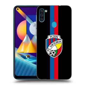 Picasee silikonový černý obal pro Samsung Galaxy M11 - FC Viktoria Plzeň H