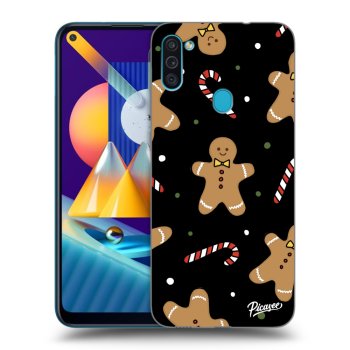 Picasee silikonový černý obal pro Samsung Galaxy M11 - Gingerbread