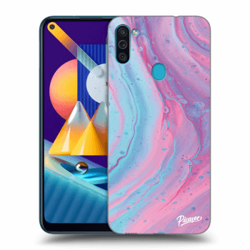 Obal pro Samsung Galaxy M11 - Pink liquid