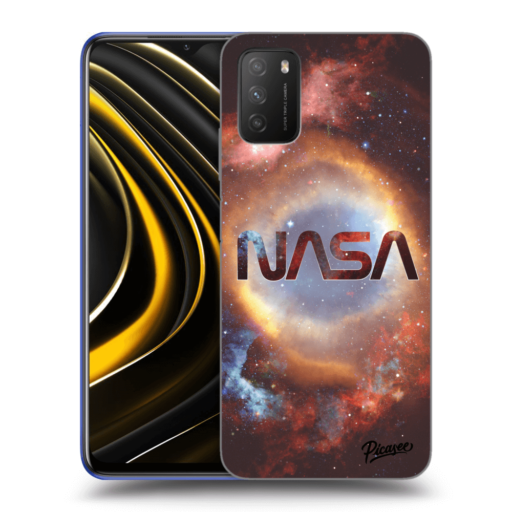 Picasee silikonový černý obal pro Xiaomi Poco M3 - Nebula