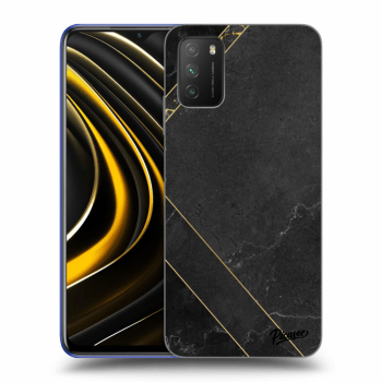 Obal pro Xiaomi Poco M3 - Black tile