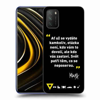 Obal pro Xiaomi Poco M3 - Kazma - SVĚT PATŘÍ TĚM, CO SE NEPOSEROU