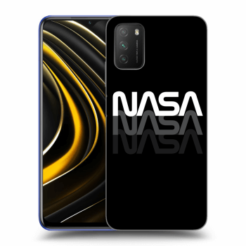 Picasee silikonový černý obal pro Xiaomi Poco M3 - NASA Triple